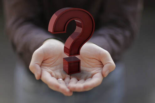 Picture of hands holding a question mark. Concerns about erectile dysfunction treatment, porn and masturbation, and more can be discussed in sex therapy in Plymouth, MN and couples counseling Minneapolis, MN here and via online therapy in Minnesota. 